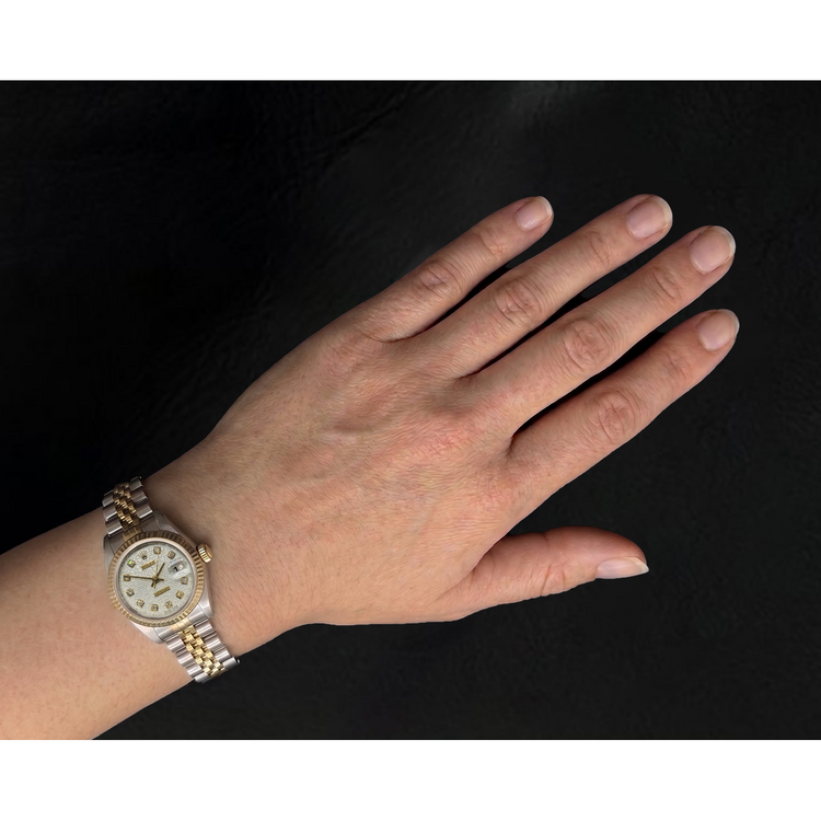 Montre pour femme Rolex Datejust 26 mm Bicolore Bracelet Jubilé Année 2002