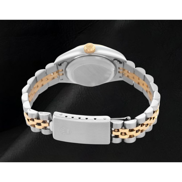 Rolex Datejust 26 mm Année 2002 Cadran romain Bicolore Montre pour femme