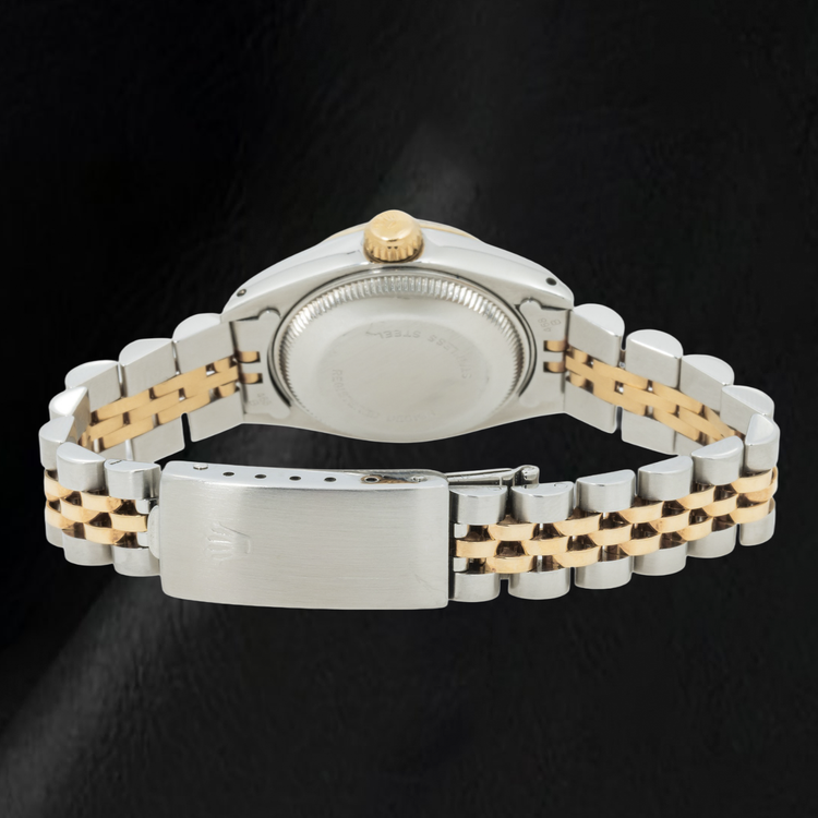 Montre Rolex Datejust 26 mm 69173 Bicolore Cadran Jubilé Blanc à Chiffres Arabes