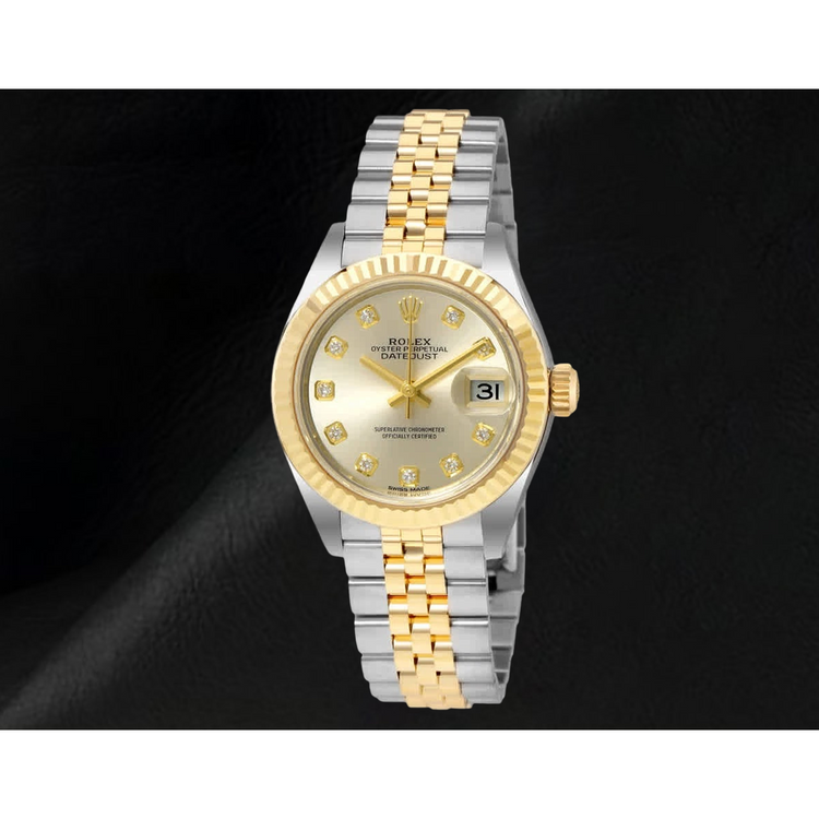 Rolex Datejust 279173 Montre Femme Bicolore Cadran Diamants 28 mm