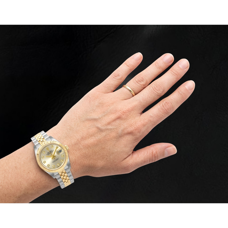 Rolex Datejust 279173 Montre Femme Bicolore Cadran Diamants 28 mm