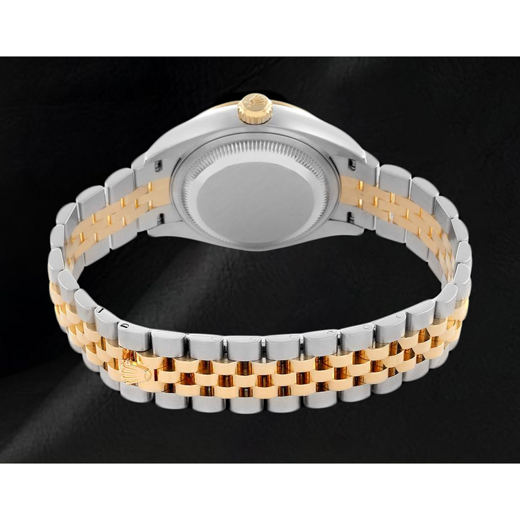 Montre Femme Rolex Datejust 28 mm Cadran Diamants Champagne 279173