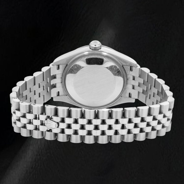 Montre Rolex Datejust 31 mm 278274 en Acier Inoxydable Cadran Noir à Chiffres Romains