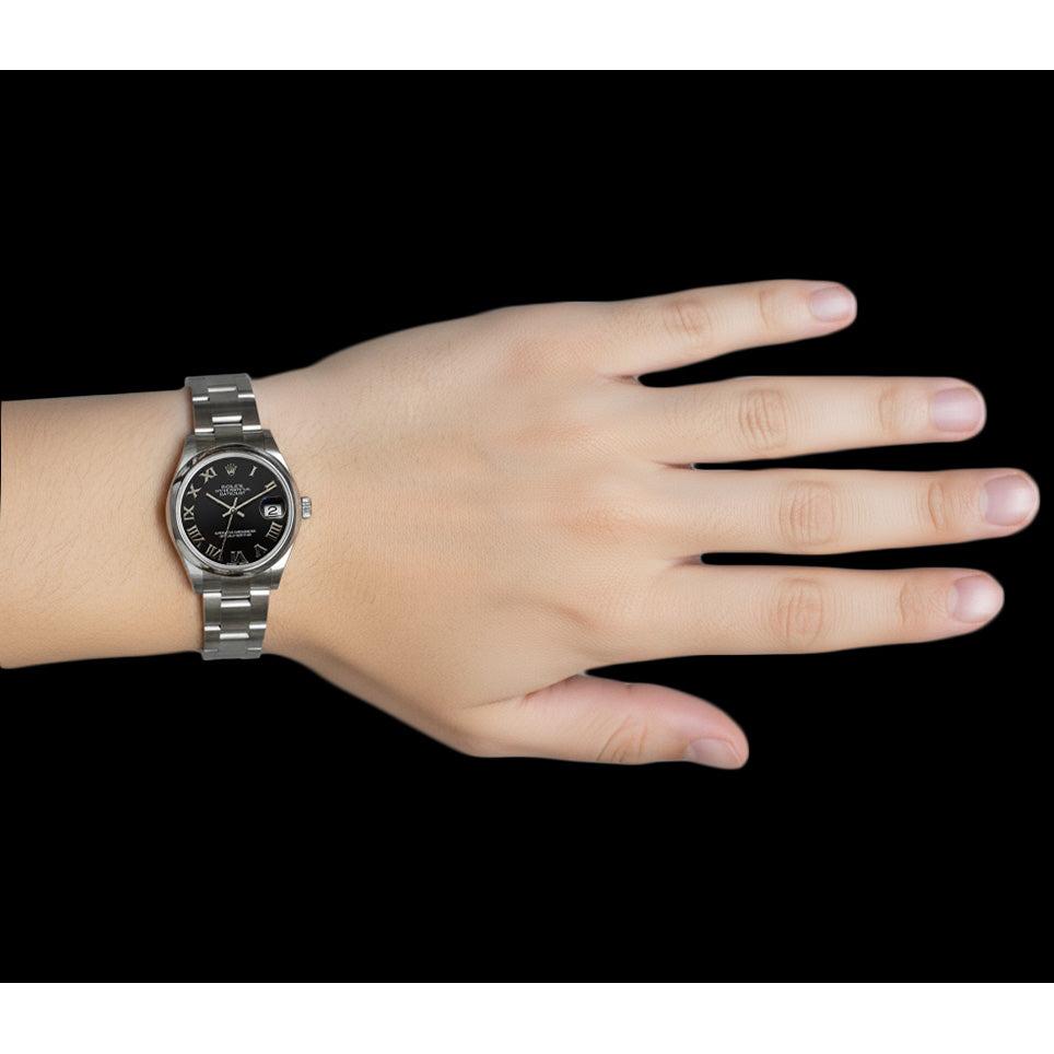 Fait à la main Rolex carats – vue d'angle