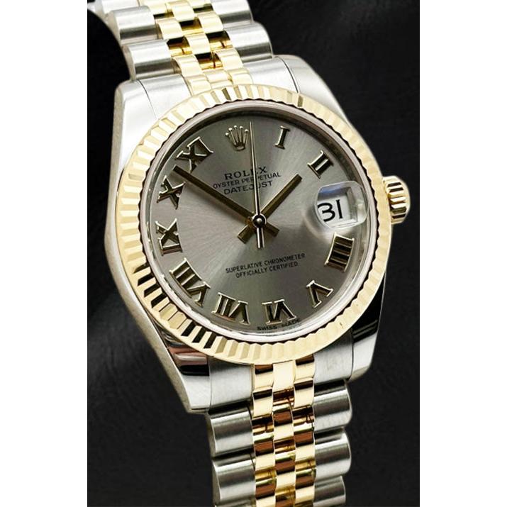 Pierre Précieuse Rolex en Two Tone – vue de face