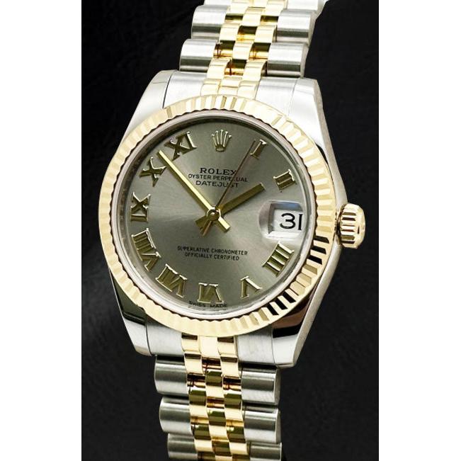 Pierre Précieuse Rolex en Two Tone – vue de côté