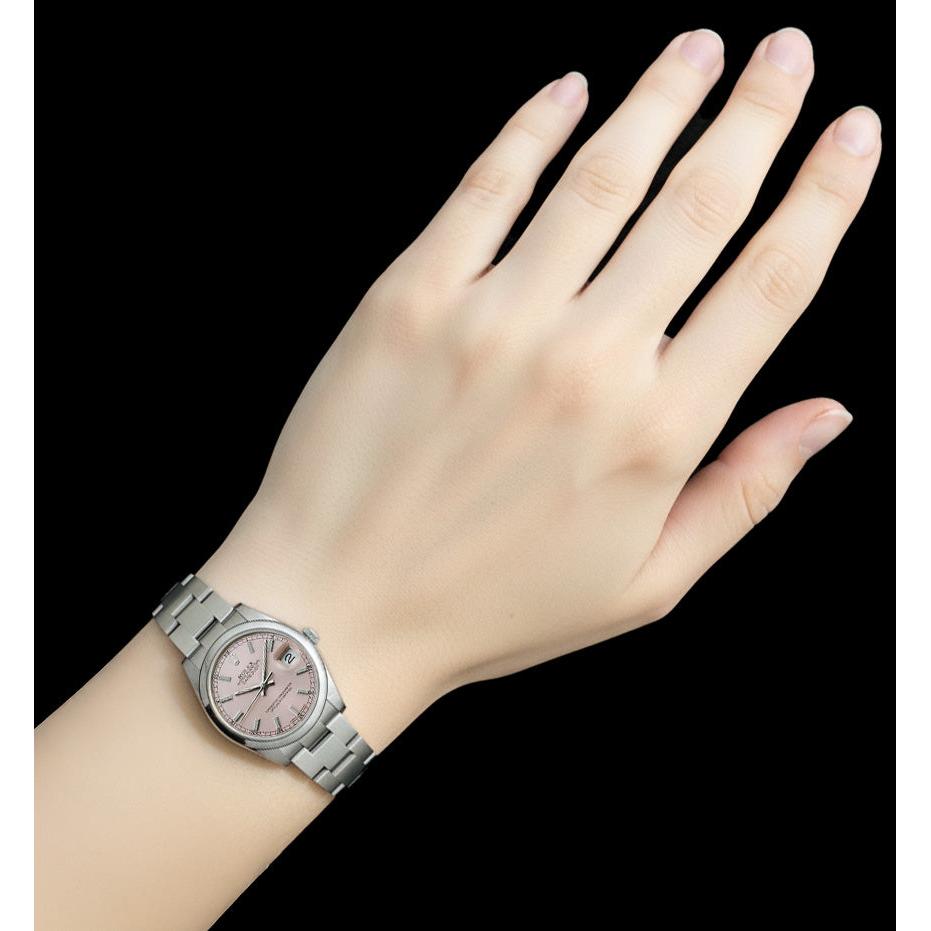 Rolex Stainless Steel avec Gemme – vue d'angle