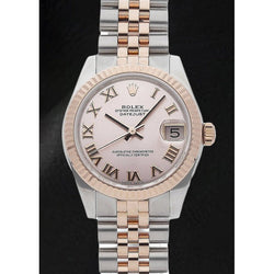 Two Tone Gemme Rolex – -carats Taille Rose