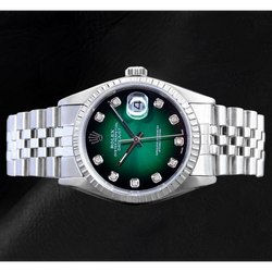 Diamant Fin Rolex – Diamant Vert 0,20 carats Stainless Steel