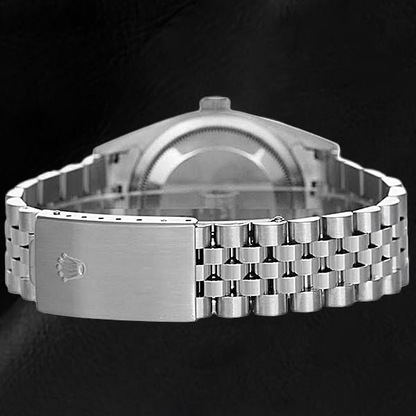 Perle de Culture Rolex 0,20-carats Stainless Steel – vue de profil