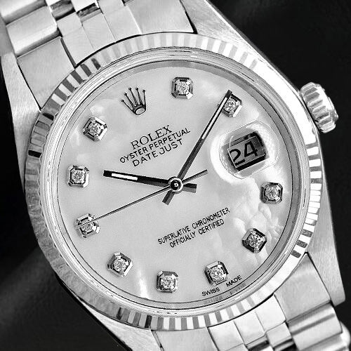 Perle de Culture Rolex 0,20 carats Stainless Steel – vue principale