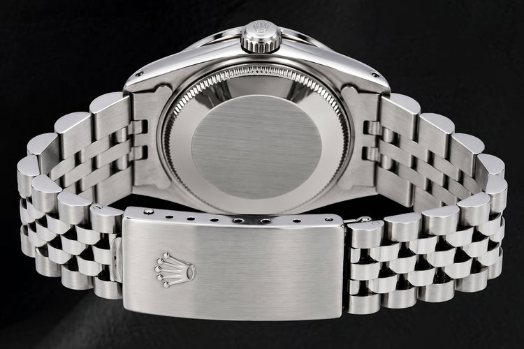 Montre Rolex Datejust 68274 31 mm Cadran Diamants Bleu Acier Inoxydable