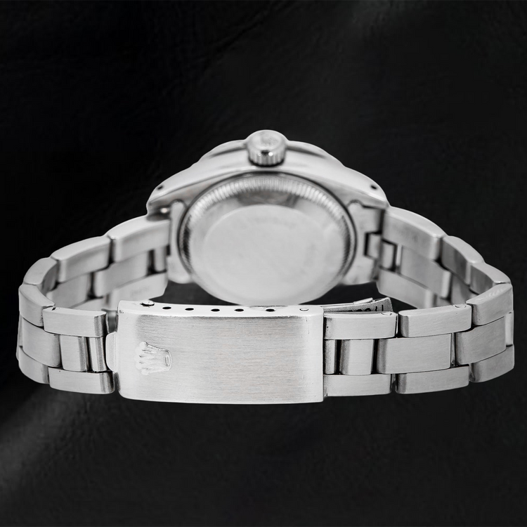 Montre Rolex Datejust 69160 26 mm Cadran Diamants Bleu Acier Inoxydable Bracelet Oyster