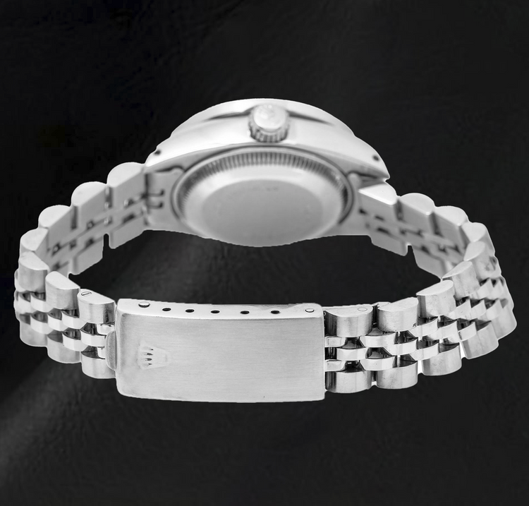 Montre Rolex Datejust 6916 26 mm en Acier Inoxydable Cadran Diamants Bleu