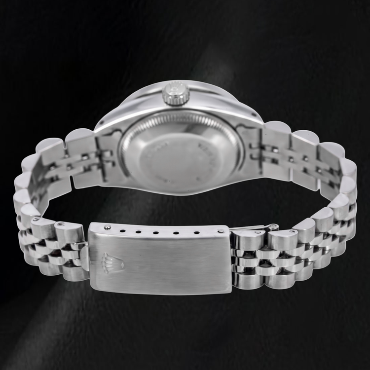 Montre Rolex Datejust 6916 26 mm Cadran Diamants en Nacre Bleue Bracelet Jubilé en Acier Inoxydable
