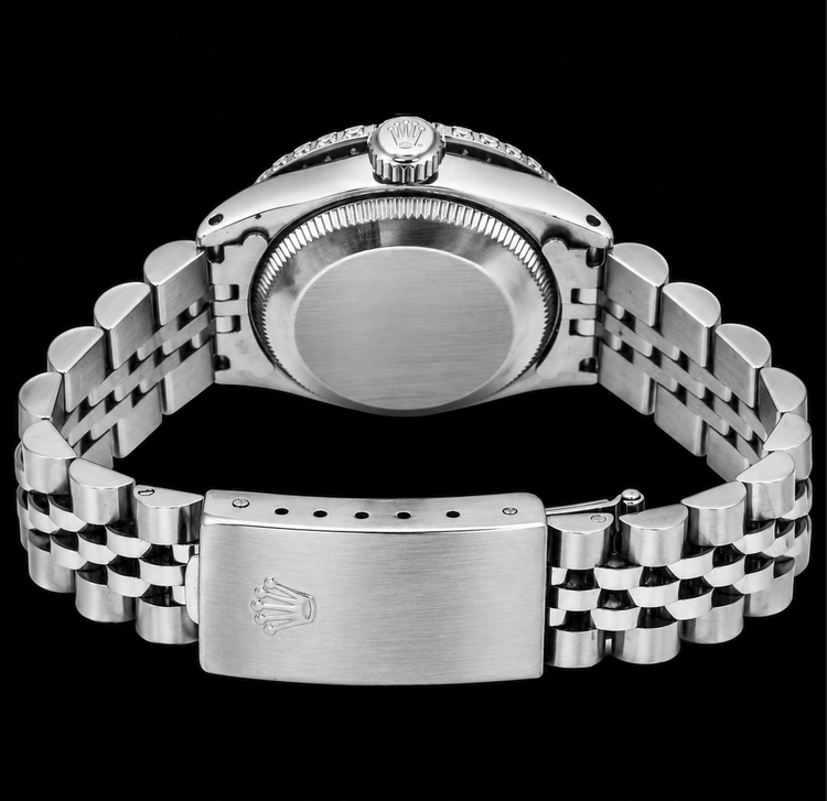 Montre Rolex Datejust 6916 26 mm en Acier Inoxydable Cadran Diamants Gris