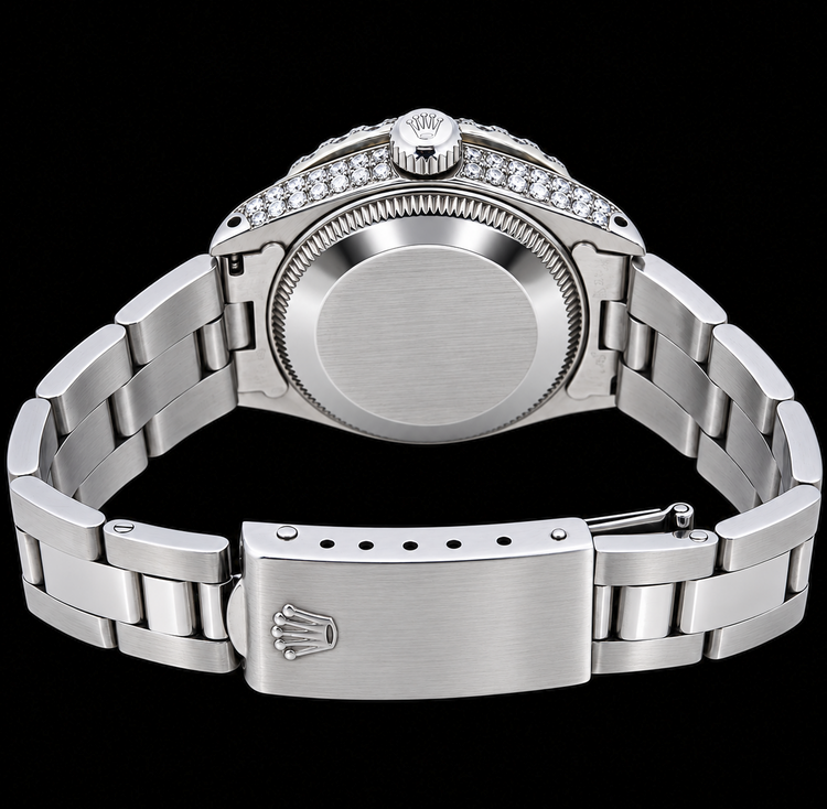 Montre Rolex Datejust 6916 26 mm en Acier Inoxydable Cadran Diamants en Nacre Rose