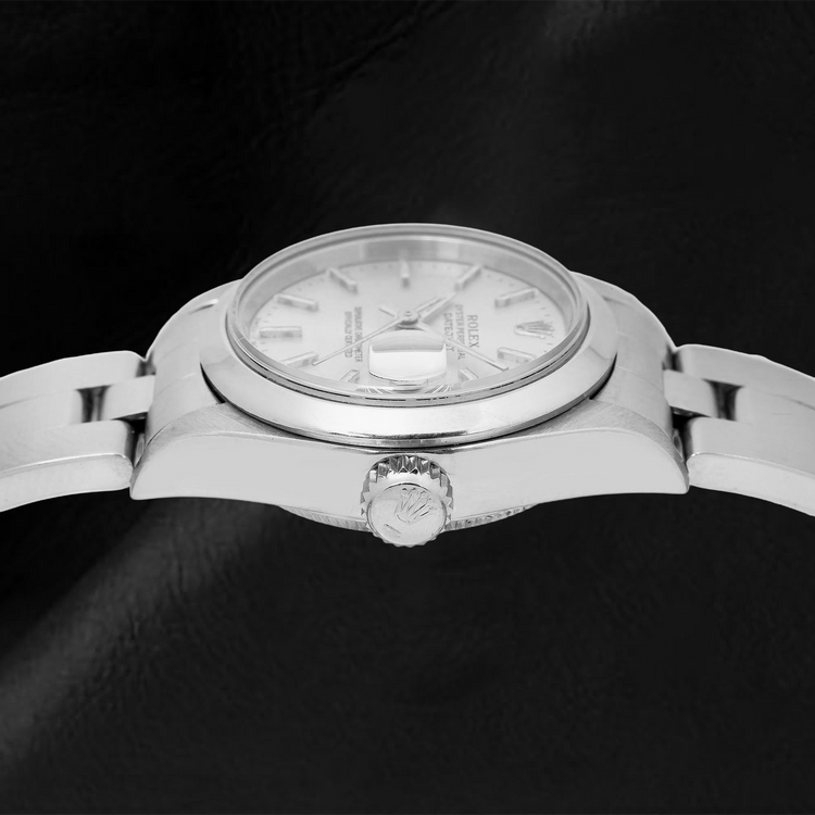 Montre Rolex Datejust 6916 26 mm Cadran Argenté à Index Bâtons Bracelet Oyster en Acier Inoxydable