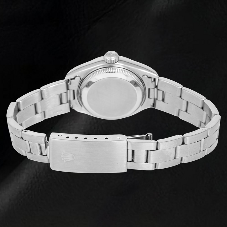 Montre Rolex Datejust 6916 26 mm Cadran Argenté à Index Bâtons Bracelet Oyster en Acier Inoxydable