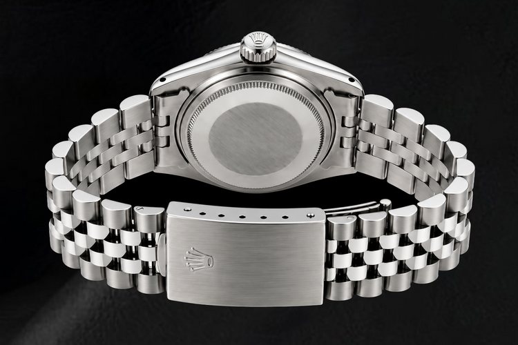 Montre Rolex Datejust 6916 26 mm Acier Inoxydable Cadran Diamants Nacre Blanche