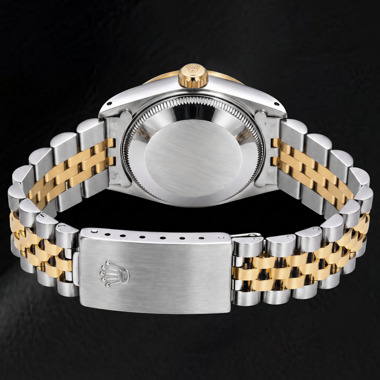 Rolex Datejust 69173 26 mm Montre Bicolore Cadran Diamants Blanc