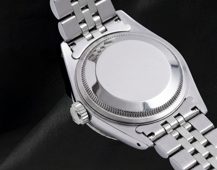Montre Rolex Datejust 69174 26 mm en Acier Inoxydable Cadran Diamants Bleu