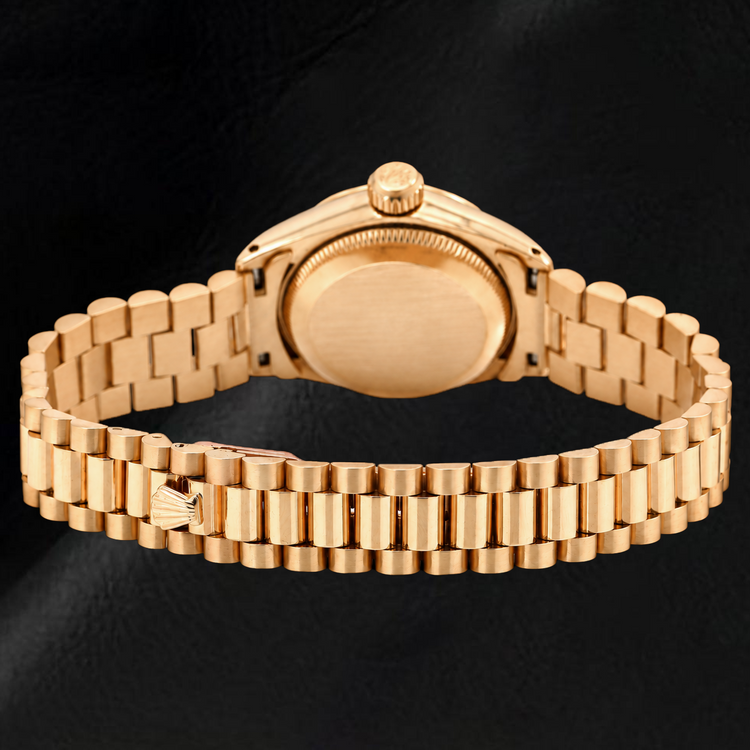 Montre Rolex Datejust 69178 26 mm Cadran Diamants Jubilé Rose Or Jaune Bracelet President