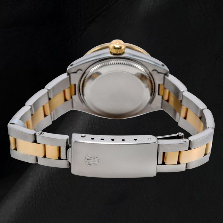 Montre Rolex Datejust 6917 26 mm Cadran Diamants Champagne Bicolore Bracelet Oyster