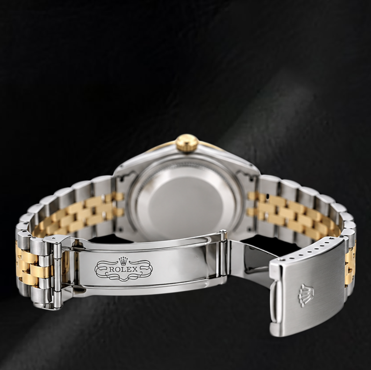 Montre Rolex Datejust 6917 26 mm Bicolore Cadran Diamants Champagne