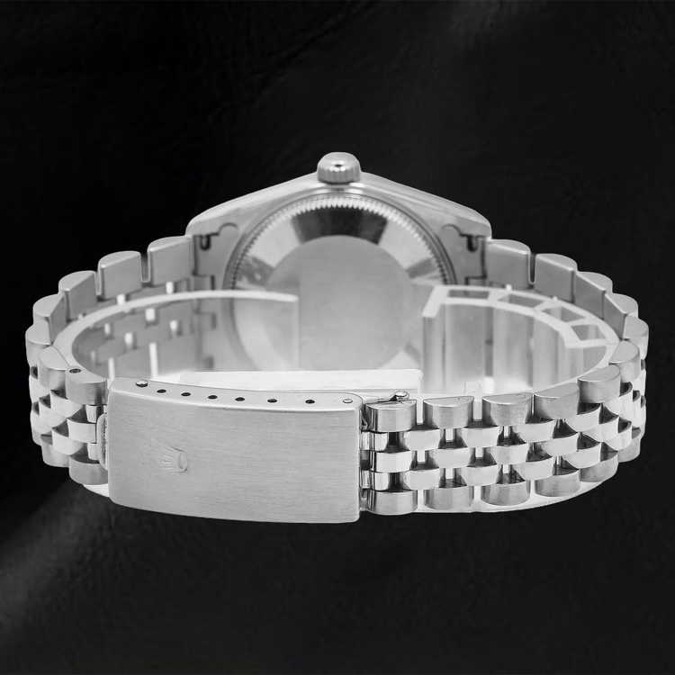 Rolex Datejust 78274 31 mm Cadran Bleu Chiffres Romains Diamants Bracelet Jubilé en Acier Inoxydable