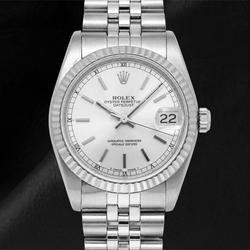 Montre Rolex Datejust 78274 31 mm Cadran Argenté à Index Bâtons Bracelet Jubilé en Acier Inoxydable