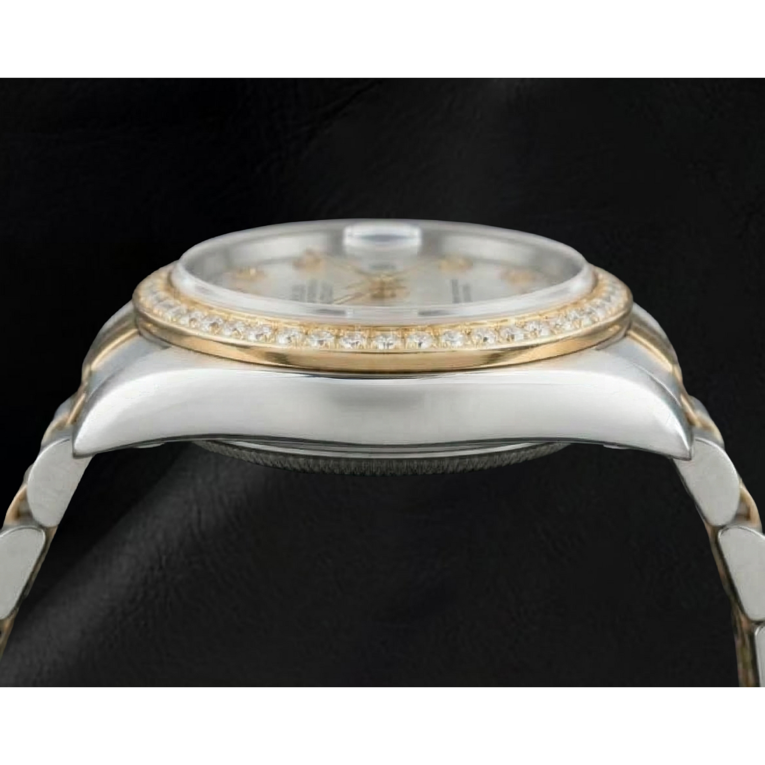 Rolex Datejust Année 2000 Cadran en nacre blanche et diamants 31 mm Bicolore