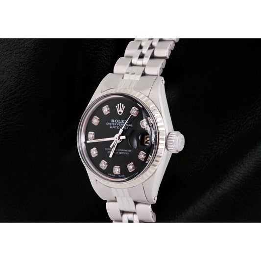 Rolex Datejust Cadran Diamant Lunette Cannelée 
