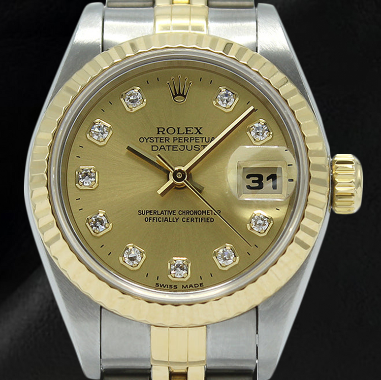 Brillant Rolex – vue de face