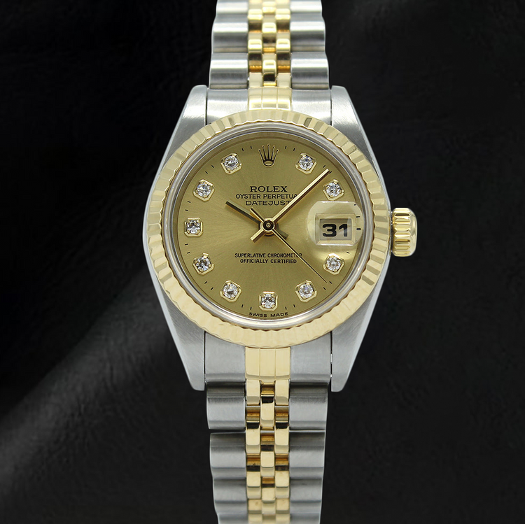 Brillant Rolex 0,20 carats Two Tone Gold – vue principale