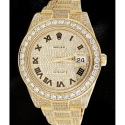 Rolex Datejust II 41 mm Montre pour homme avec bracelet président en diamant
