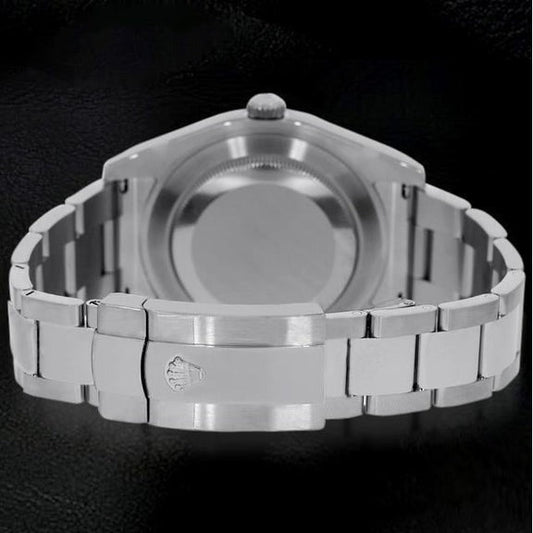 Rolex Datejust Ii 41Mm Cadran Bleu Montre Homme acier inoxydable huître Bracelet2