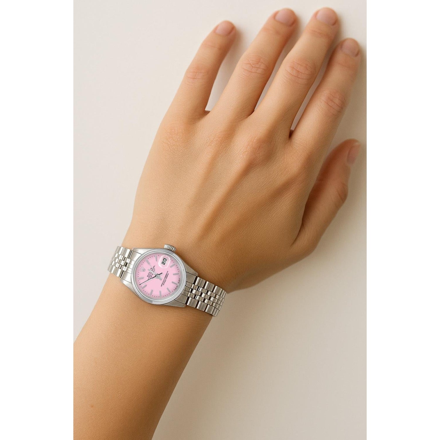 Pierre Précieuse Rolex carats Stainless Steel – vue de profil