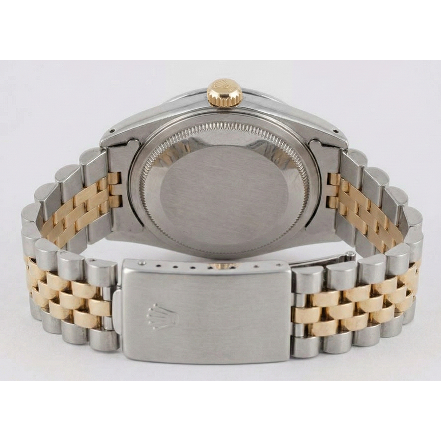 Rolex Datejust Montre Deux Tons Hommes Manche Lunette Diamant