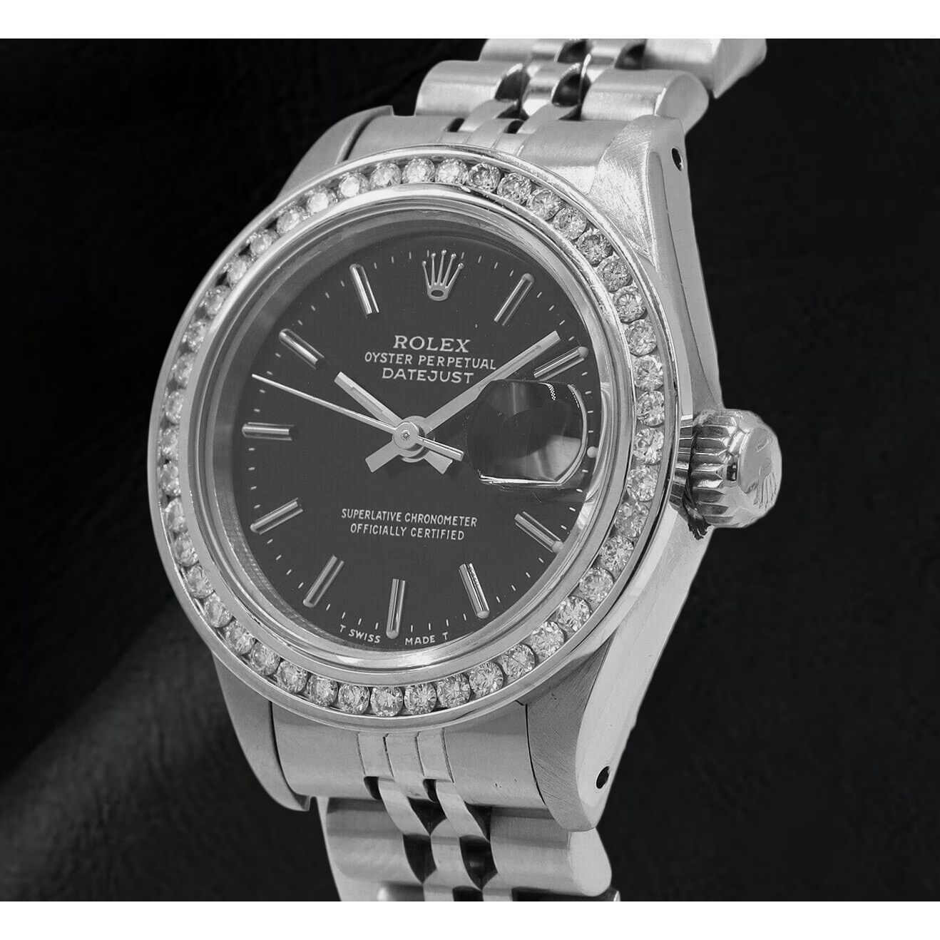 Rolex Datejust Montre Femme Lunette Diamant Datejust