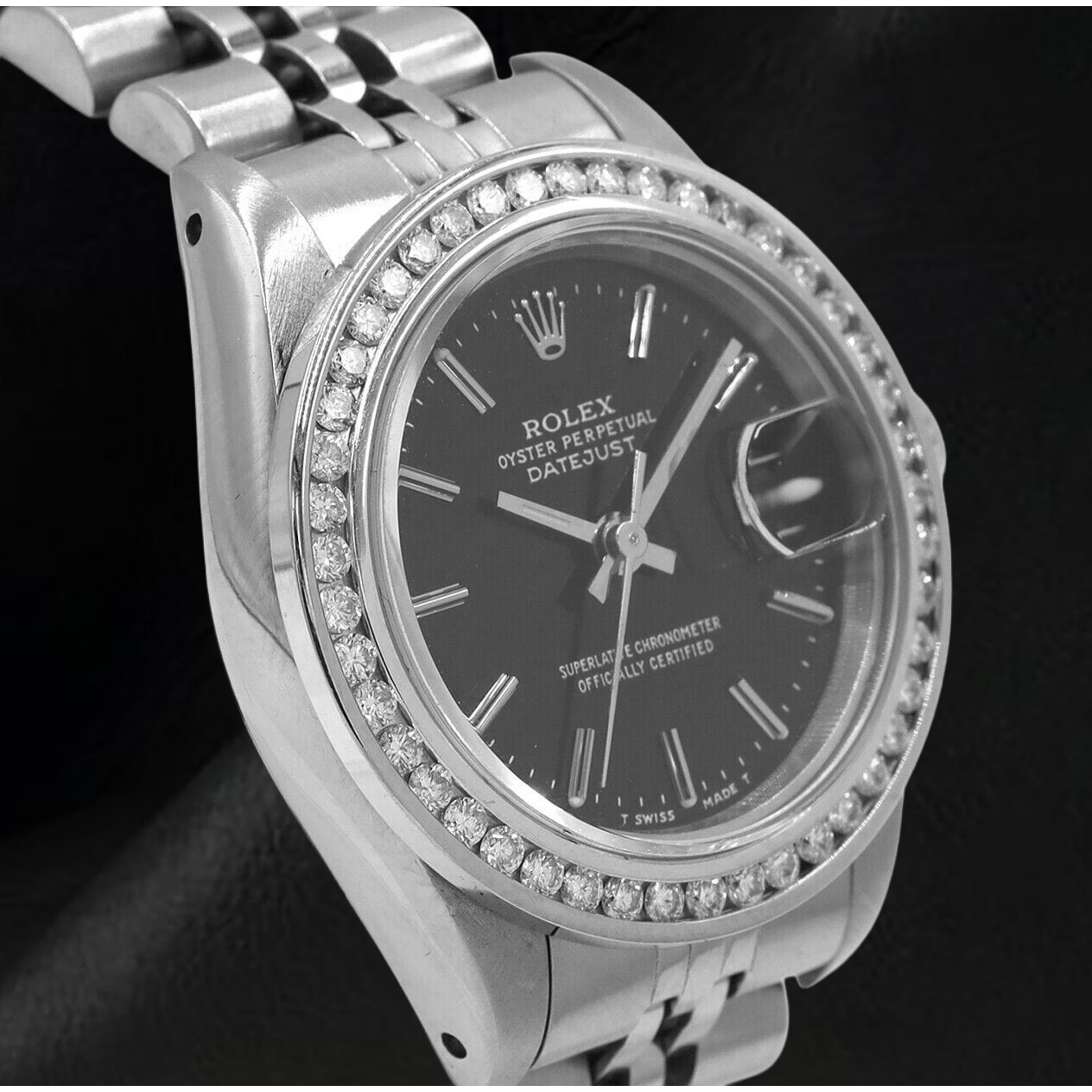 Rolex Datejust Montre Femme Lunette Diamant Datejust