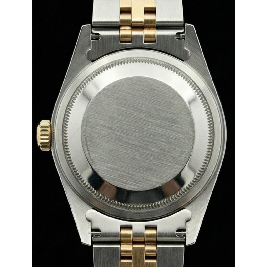 Rolex Datejust Montre Femme acier inoxydable & Bracelet Jaune Bâton Brun