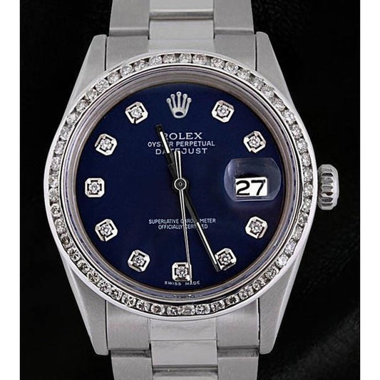 Rolex Datejust Montre Homme Cadran Diamant 