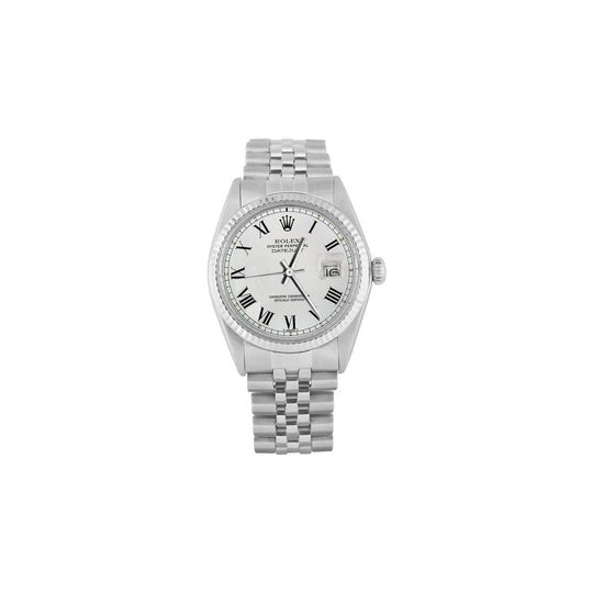 Rolex Datejust Montre Homme Cadran Romain Blanc