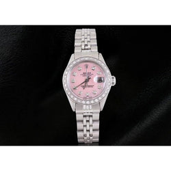 Rolex Datejust Montre acier inoxydable Jubilé Bracelet Cadran Diamant Lunette Femme