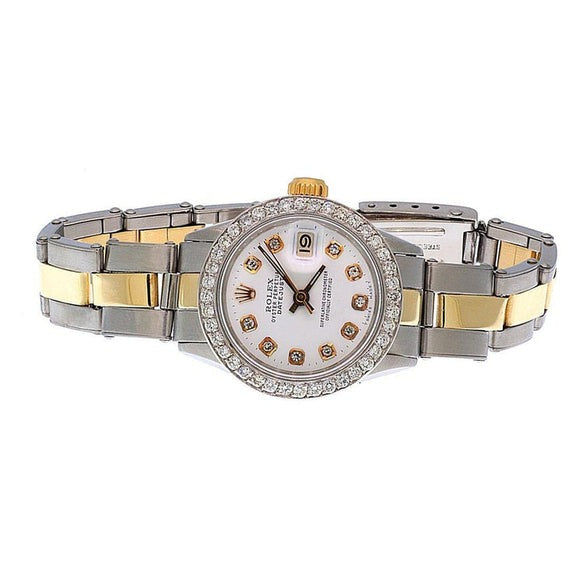 Rolex Datejust Montre pour femme bicolore