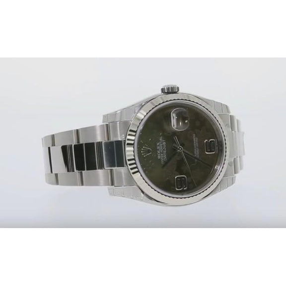 Rolex Datejust Montre pour homme Lunette cannelée 