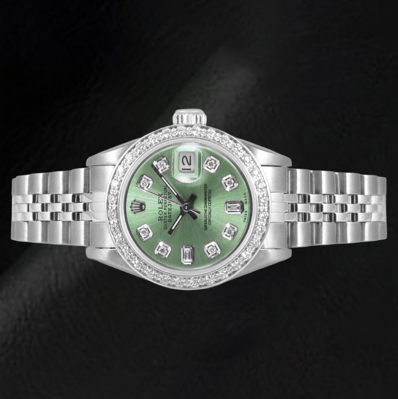 Brillant Brillant Rolex 0,20 carats – vue de côté
