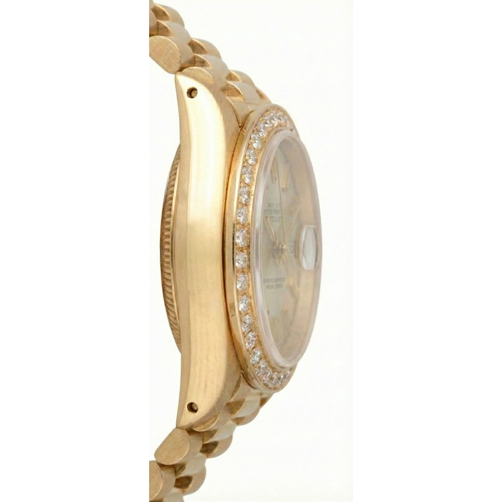 Rolex Datejust Président Style Montre Couleur Ivoire Diamant Lunette