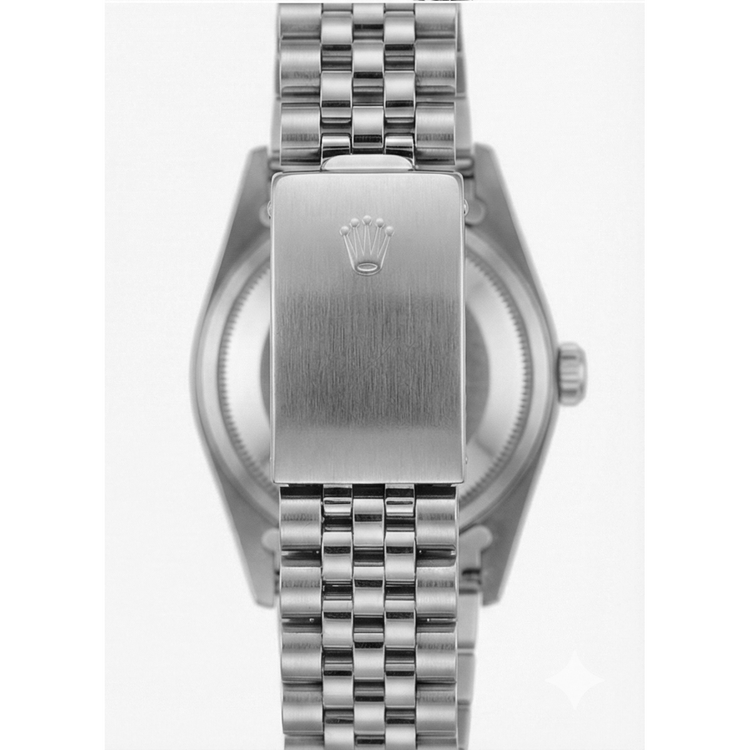 Rolex Datejust Regarder Femme acier inoxydable Cadran Jubilé Lunette Cannelée
